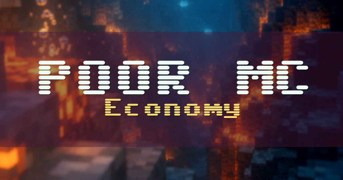 POOR MC Economy Minecraft server