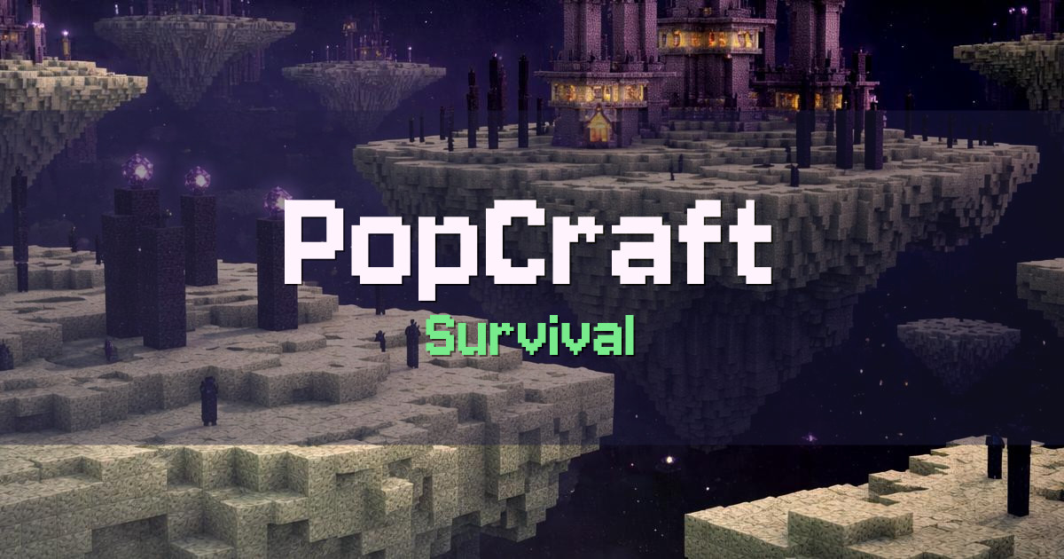 PopCraft Survival Minecraft server