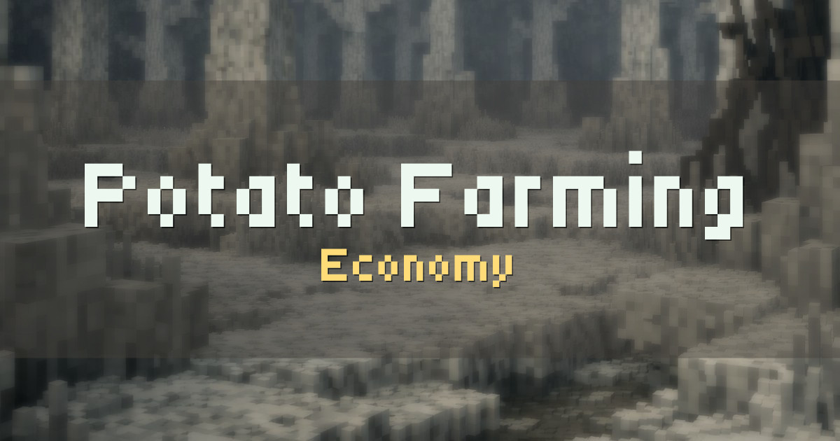 Potato Farming Economy Minecraft server