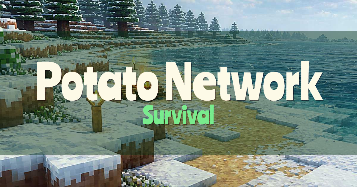 Potato Network Survival Minecraft server
