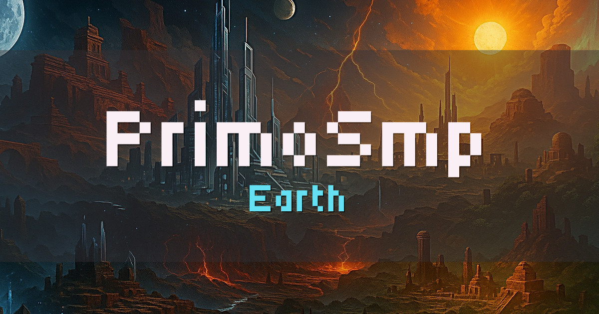 PrimoSmp Earth Minecraft server