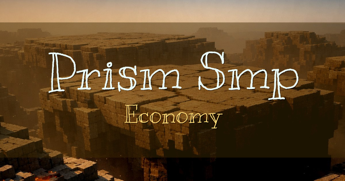 Prism Smp Economy Minecraft server