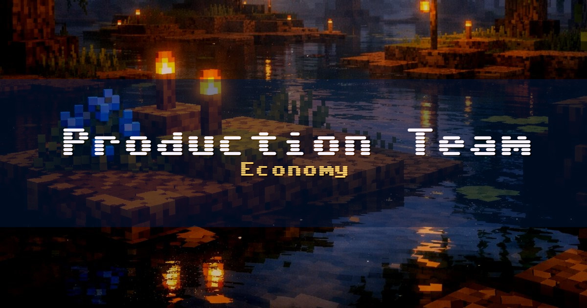 Production Team Economy Minecraft server