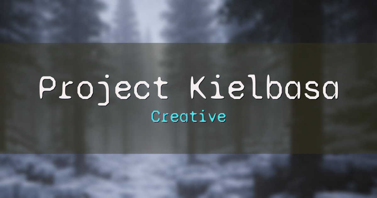 Project Kielbasa Creative Minecraft server