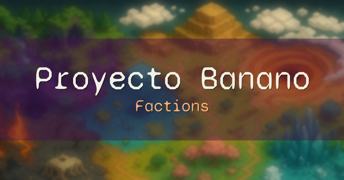 Proyecto Banano Factions Minecraft server