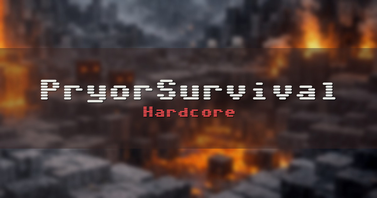 PryorSurvival Hardcore Minecraft server