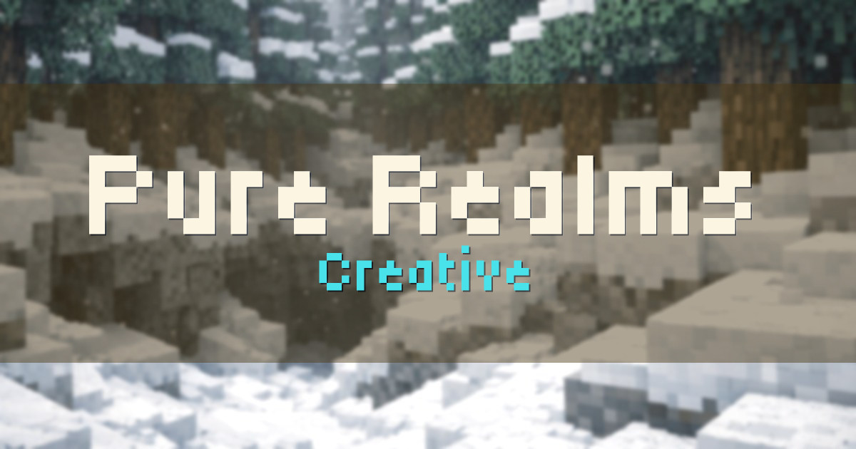 Pure Realms Creative Minecraft server