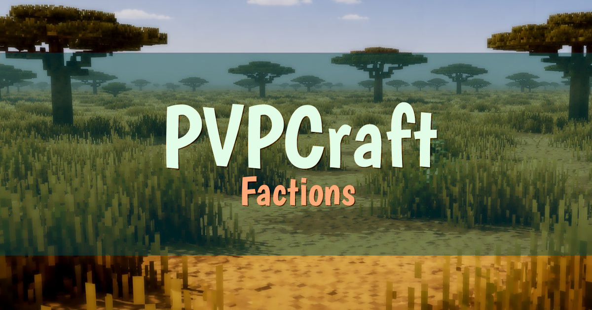 PVPCraft Factions Minecraft server