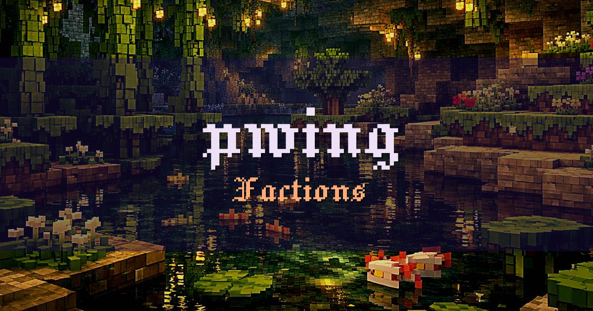 pwing Factions Minecraft server