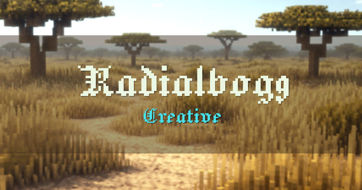 Radialbog9 Creative Minecraft server