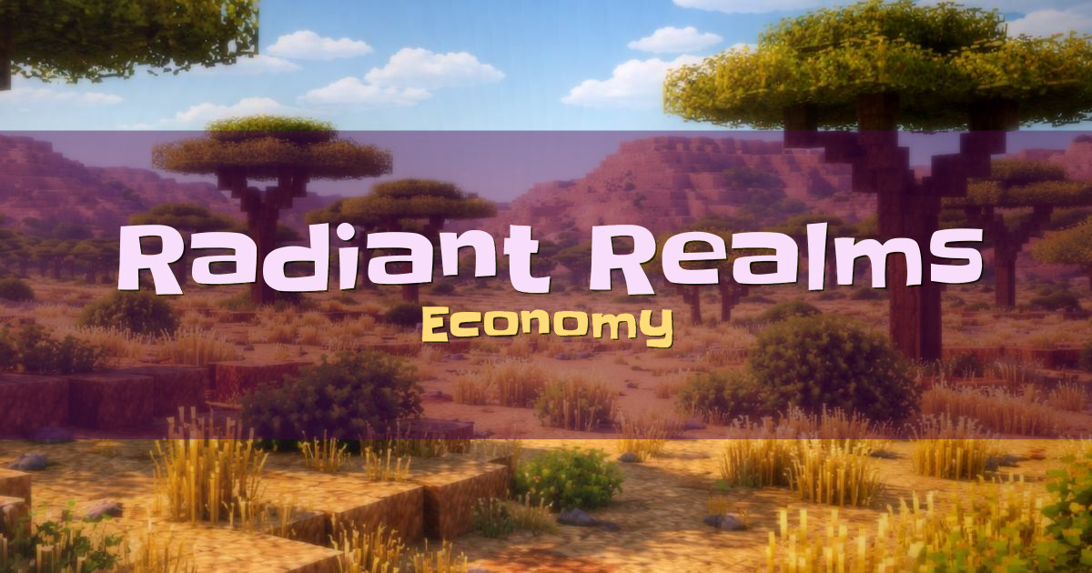 Radiant Realms Economy Minecraft server