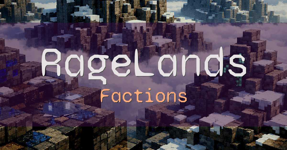 RageLands Factions Minecraft server
