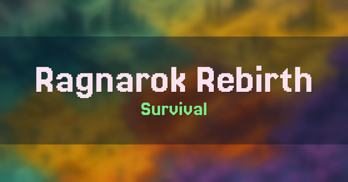 Ragnarok Rebirth Survival Minecraft server