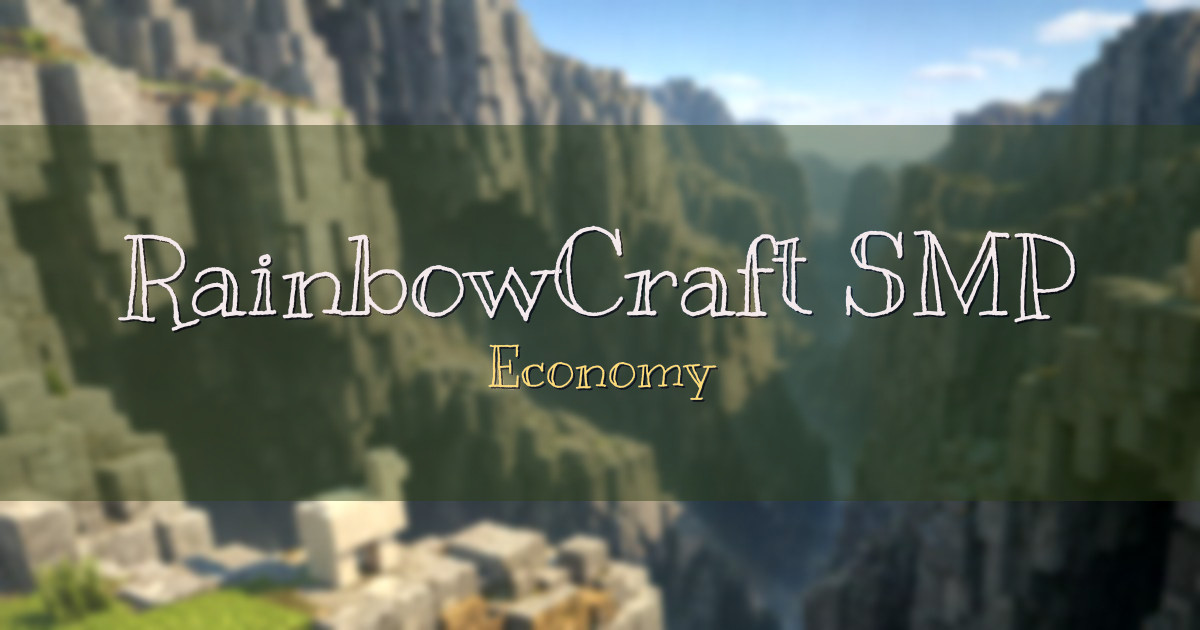RainbowCraft SMP Economy Minecraft server