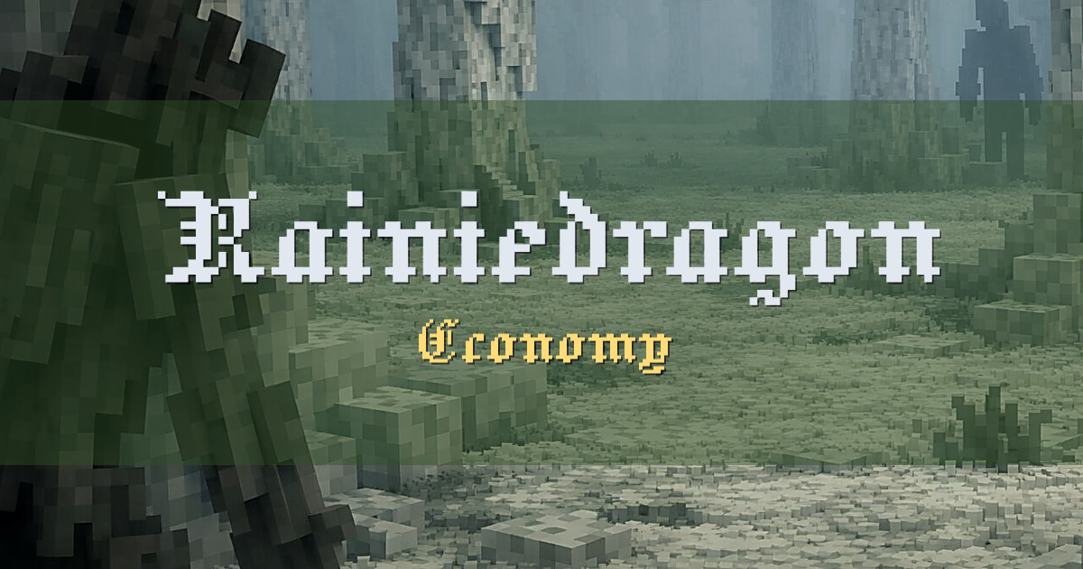 Rainiedragon Economy Minecraft server