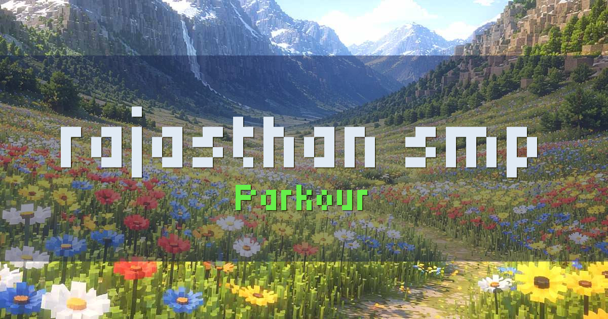 rajasthan smp Parkour Minecraft server