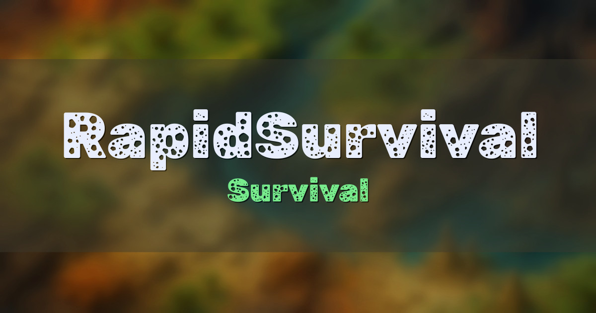 RapidSurvival Vanilla Minecraft server