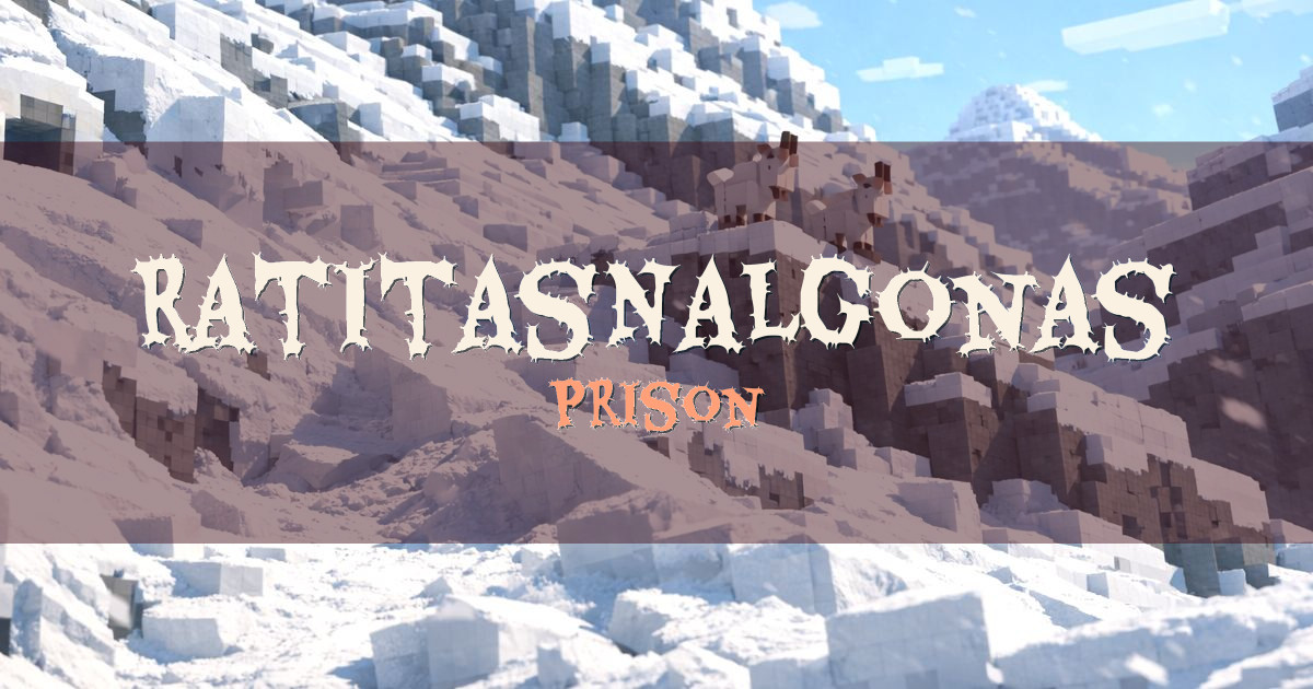 RatitasNalgonas Prison Minecraft server