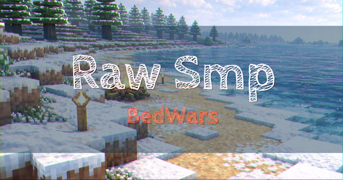 Raw Smp BedWars Minecraft server