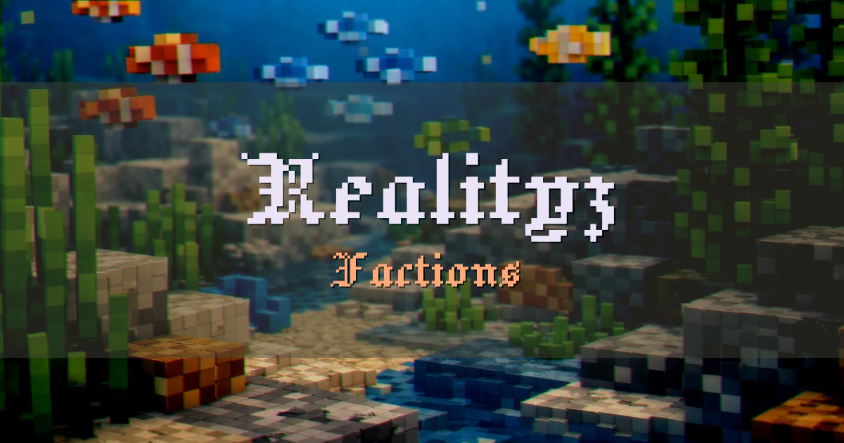 Reality3 Factions Minecraft server