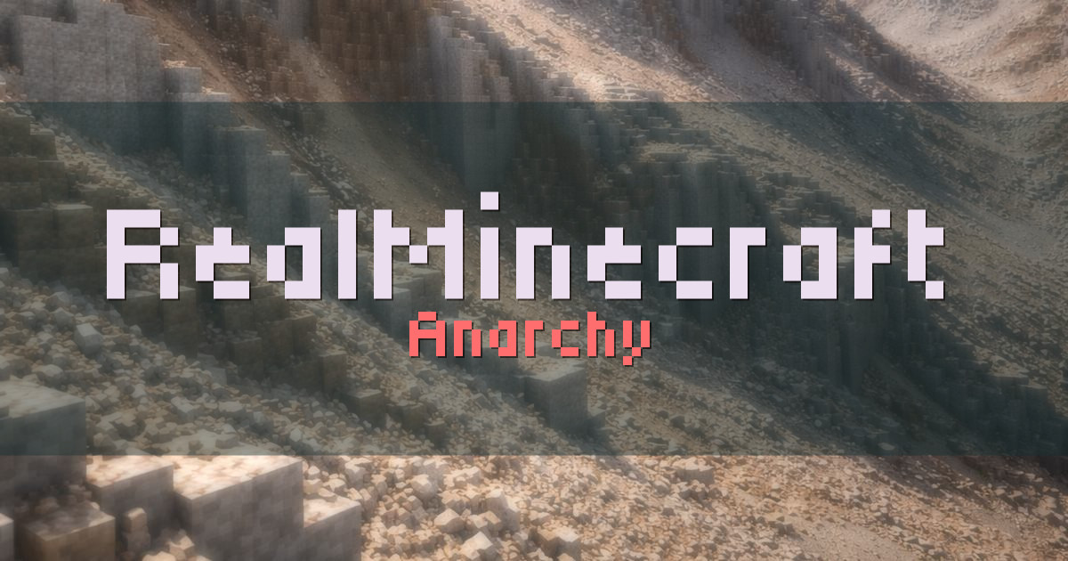 RealMinecraft Anarchy Minecraft server