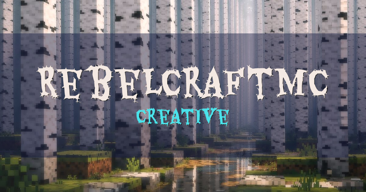 RebelCraftMC Creative Minecraft server