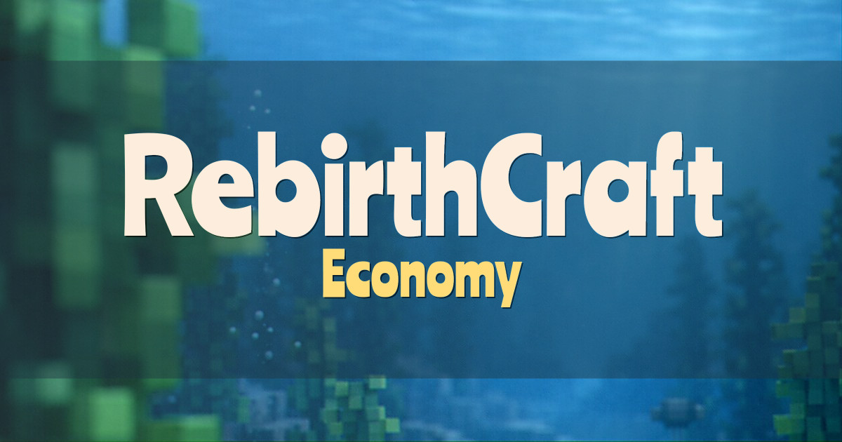 RebirthCraft Economy Minecraft server