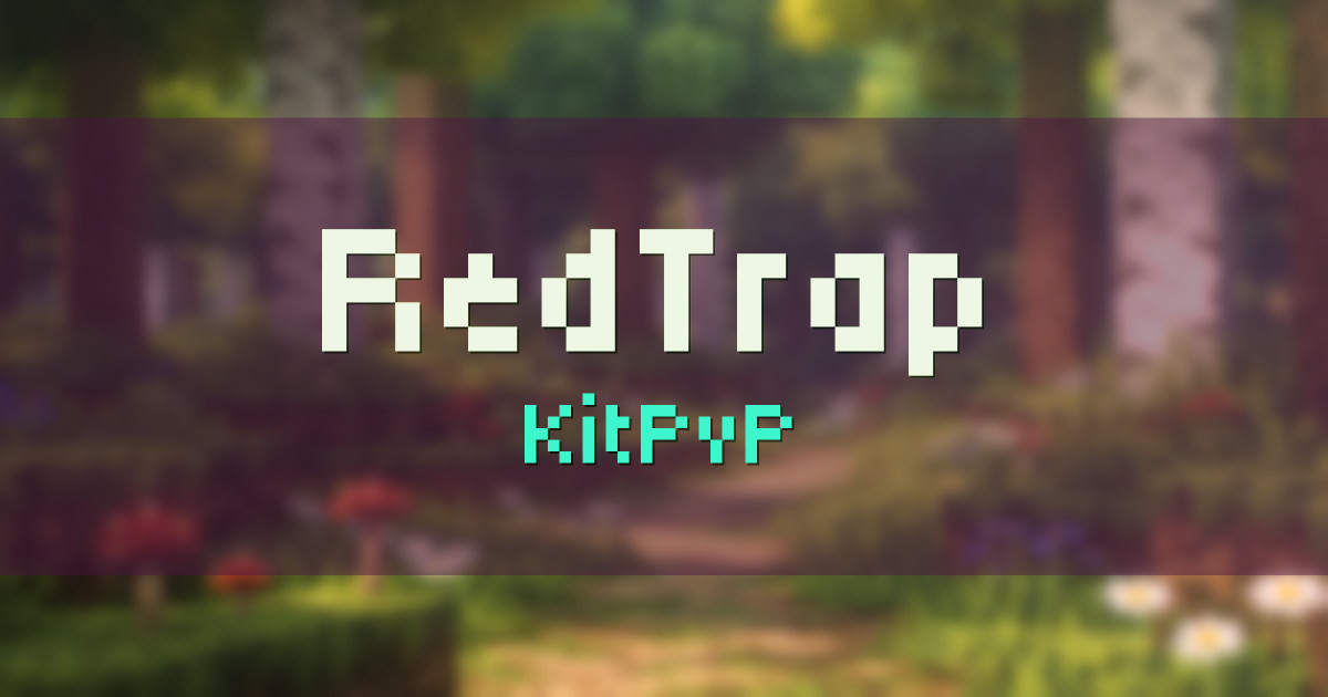 RedTrap KitPvP Minecraft server
