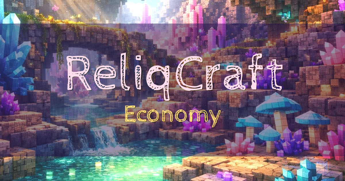 ReliqCraft Economy Minecraft server