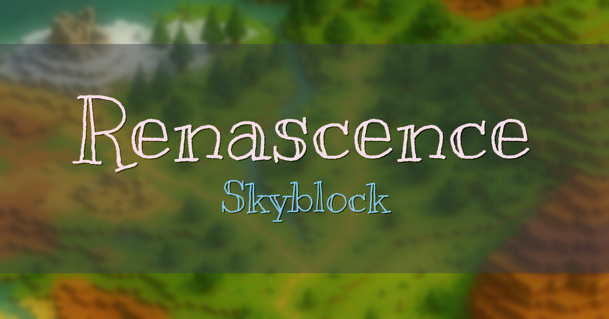Renascence Skyblock Minecraft server