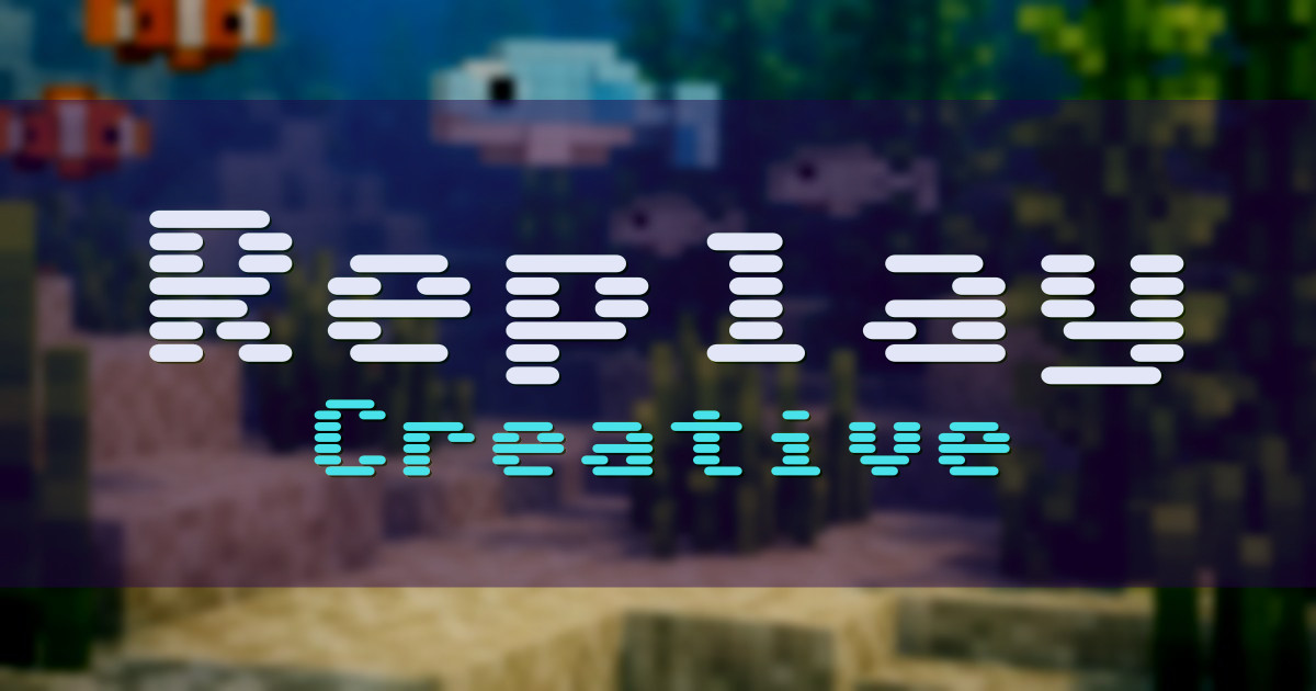 Replay Creative Minecraft server