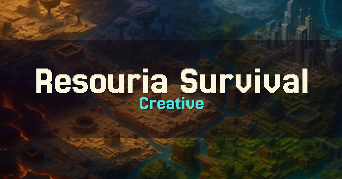 Resouria Survival Creative Minecraft server