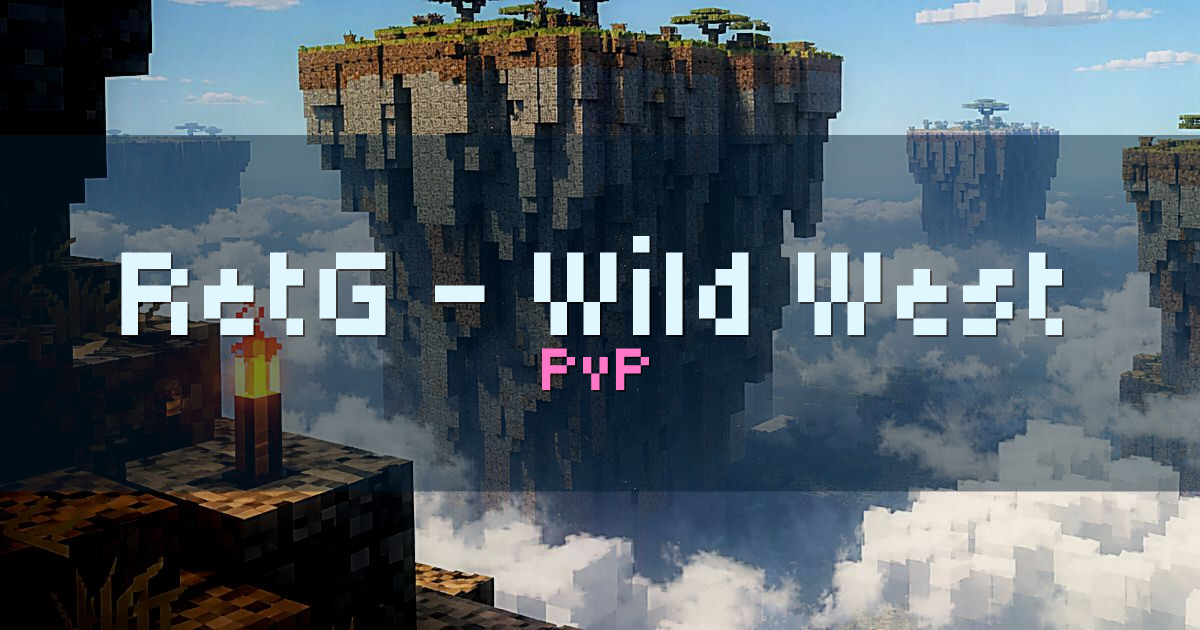 RetG – Wild West Frontier PvP Minecraft server