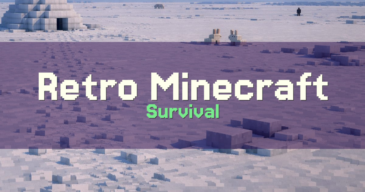 Retro Minecraft Survival Minecraft server