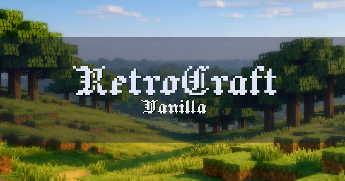 RetroCraft Vanilla Minecraft server