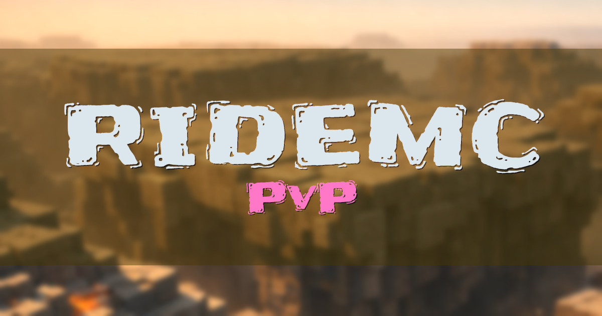 RIDEMC PvP Minecraft server