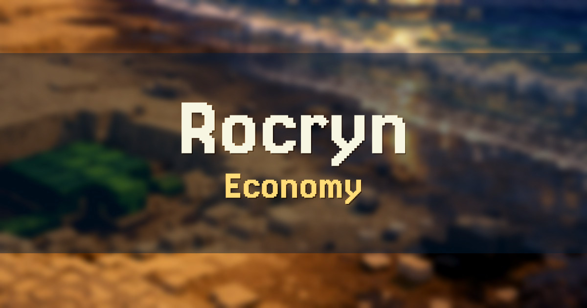 Rocryn Economy Minecraft server