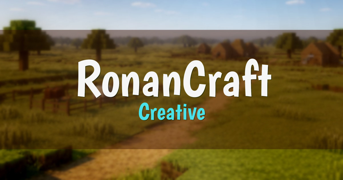 RonanCraft Creative Minecraft server