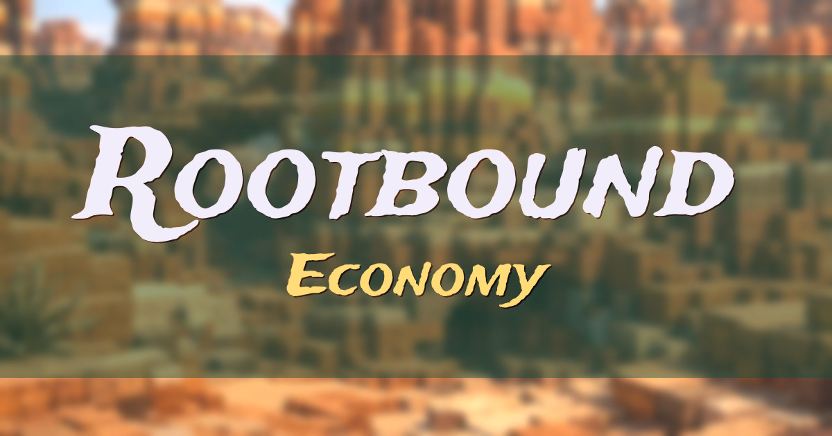 Rootbound Economy Minecraft server