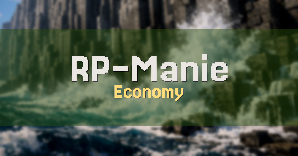 RP-Manie Economy Minecraft server