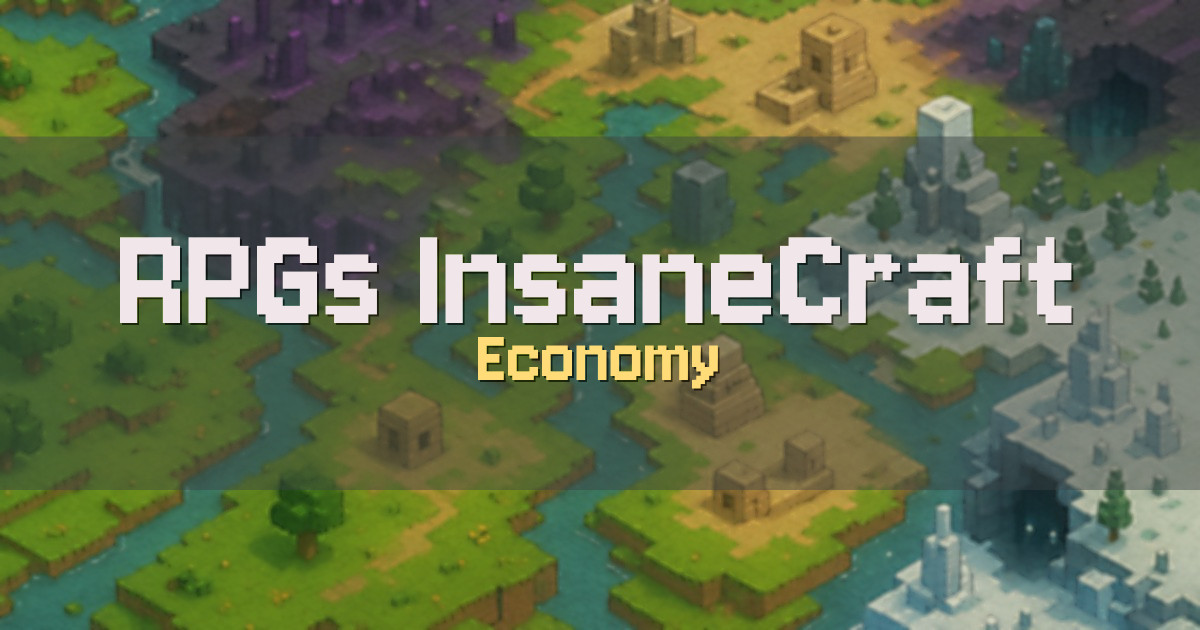 RPGs InsaneCraft Economy Minecraft server