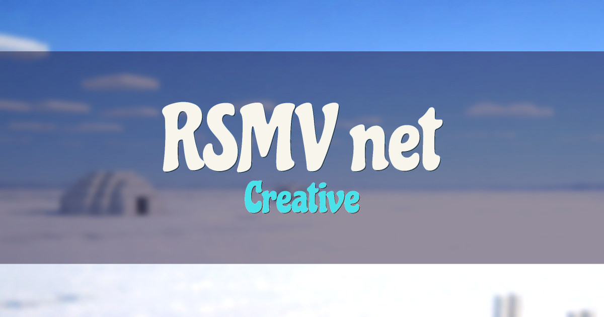 RSMV.net Creative Minecraft server