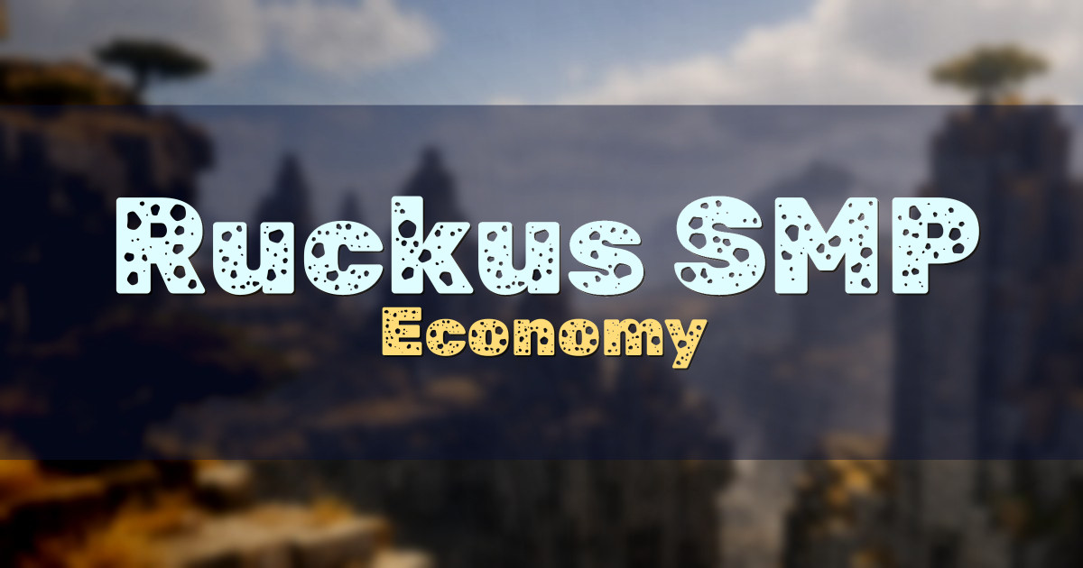 Ruckus SMP Economy Minecraft server