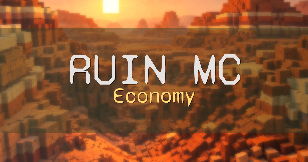 RUIN MC Economy Minecraft server