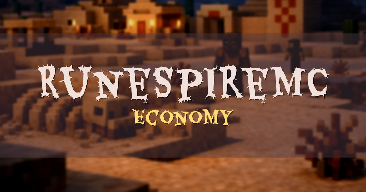 RuneSpireMC Economy Minecraft server