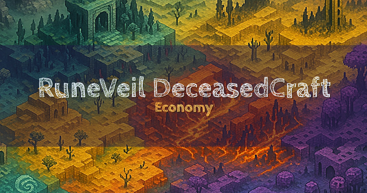RuneVeil DeceasedCraft Economy Minecraft server
