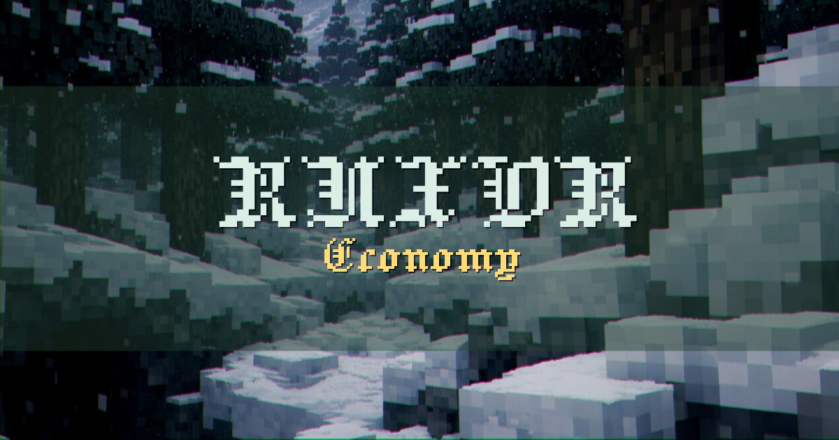 RUXOR Economy Minecraft server
