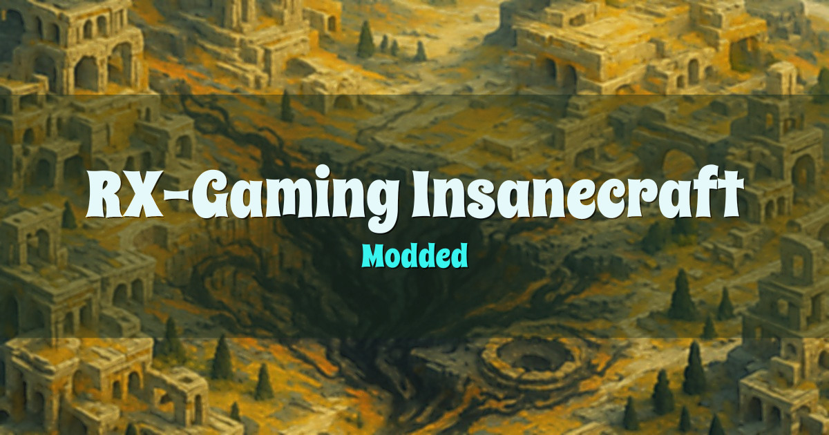RX-Gaming Insanecraft Modded Minecraft server