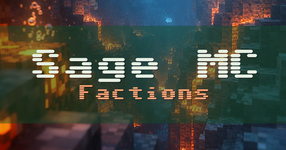 Sage MC Factions Minecraft server