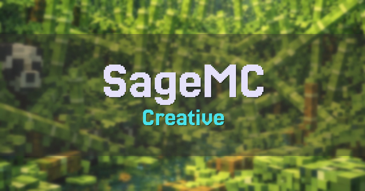 SageMC Creative Minecraft server